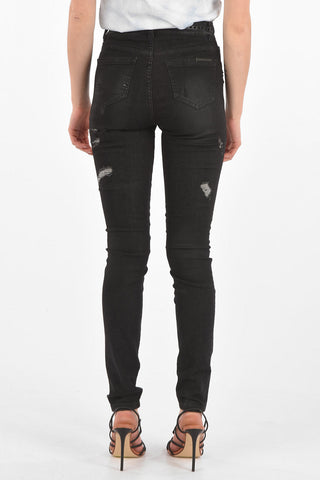 Studded TOMORROW Distressed Denims