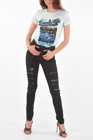 Studded TOMORROW Distressed Denims