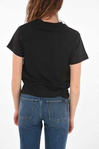 SEE BY T-Shirt in Cotone con Taschino Ricamato