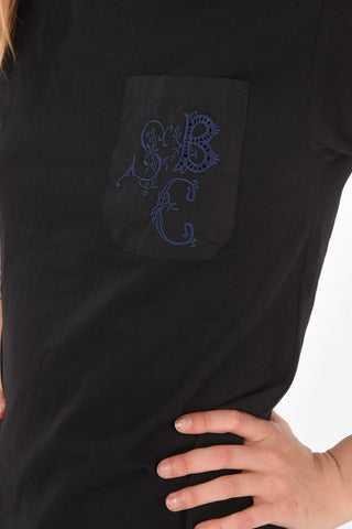 SEE BY T-Shirt in Cotone con Taschino Ricamato
