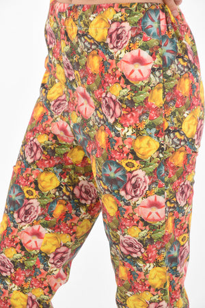 floral patterned capri pants