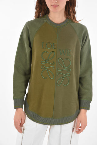 Crew Neck ANAGRAM Cotton Sweatshirt
