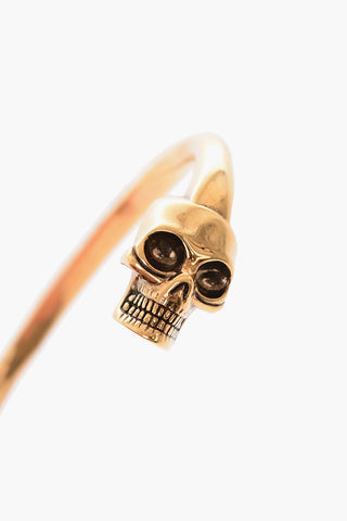Bracciale Twin Skull in ottone