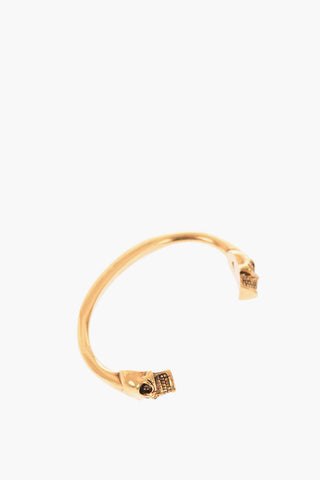 Bracciale Twin Skull in ottone