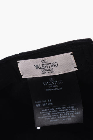 GARAVANI VLNT wool cap with leather details