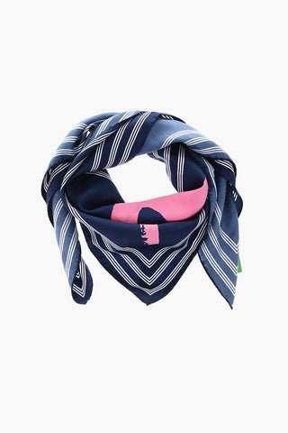 Foulard in seta con stampa