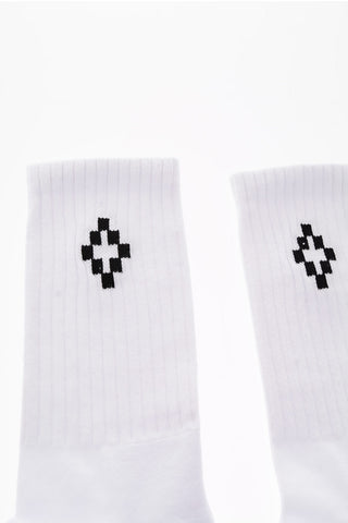 Calzini stretch con ricamo
