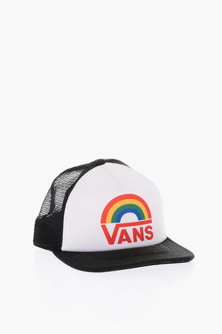 two-tone cap with mesh details