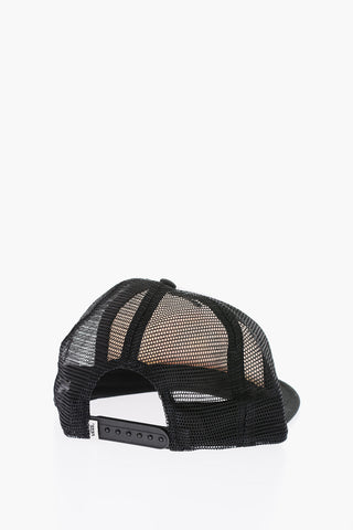 two-tone cap with mesh details