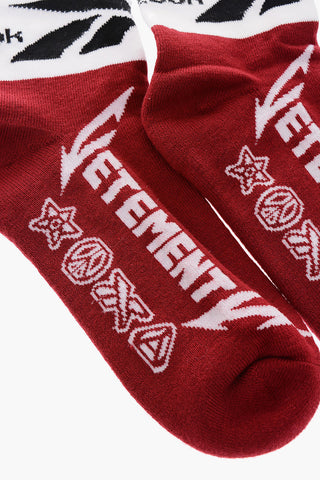 REEBOK embroidered long socks