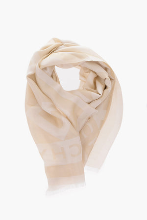 blend silk scarf with fringe