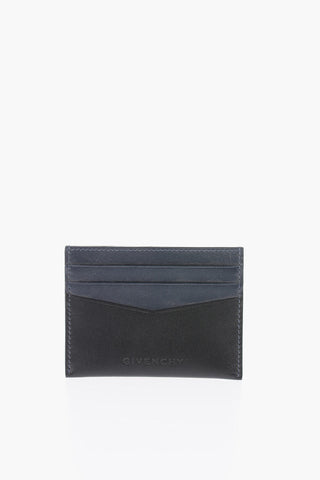 two-tone leather card holder