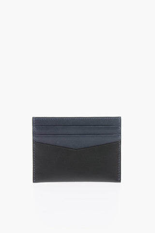two-tone leather card holder