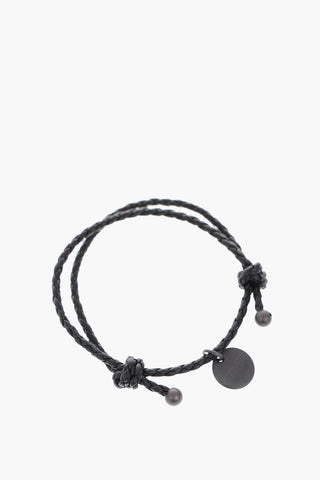 Bracciale in pelle intrecciato