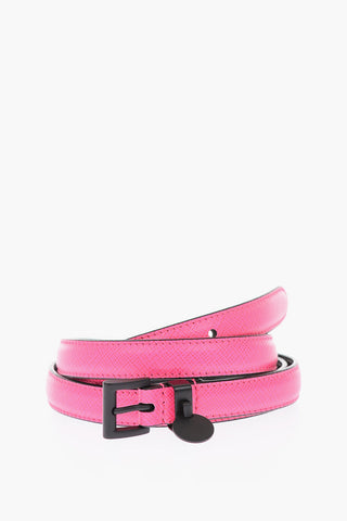 15mm saffiano leather belt