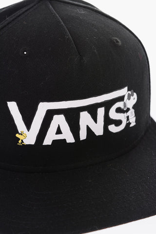 PEANUTS cotton cap with logo-print