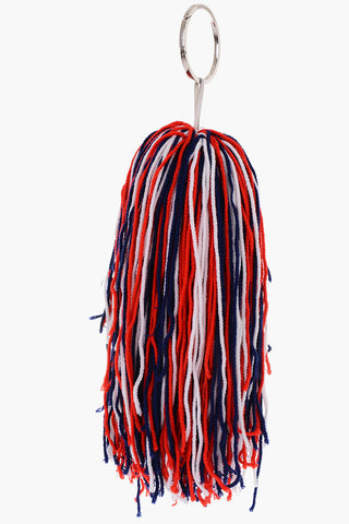 205W39NYC multicolor pom pom