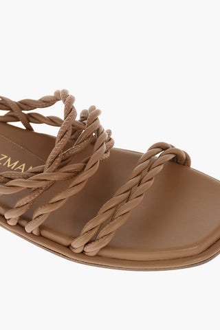 Braided Soft Leather Lace up CALYPSO Sandals