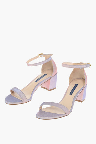 Glittery Fabric NYMPH NIGHTTIME Sandals 7,5 cm