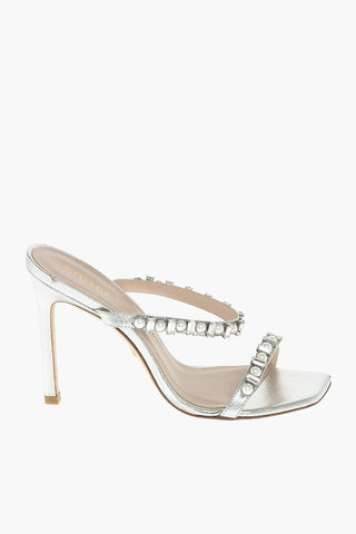 Metallic Leather ALEENA SHINE with Jewel Embellishment 10,5 cm