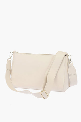 LOVE borsa a tracolla in ecopelle con pendente a cuore e maxi tasca frontale