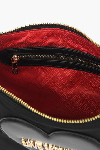 LOVE shoulder bag with golden charm