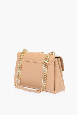 LOVE borsa in ecopelle con tracolla a catena