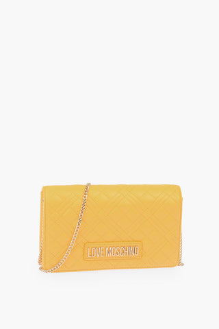 LOVE quilted Faux leather Shoulder bag 