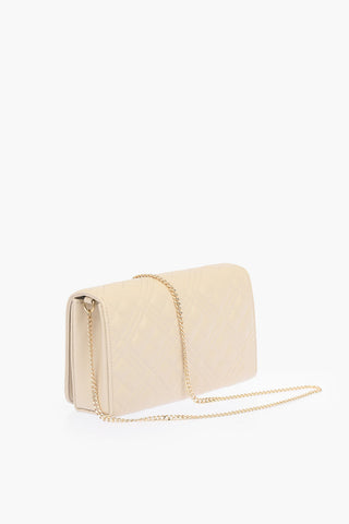 LOVE quilted Faux leather Shoulder bag