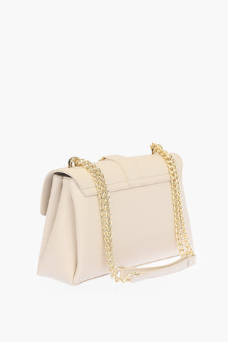  	LOVE faux leather bag with chain shoulder strap