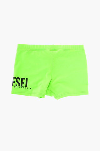 costume da bagno boxer MOKY a tinta unita stretch