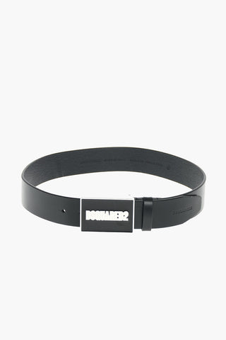 35mm solid color leather belt