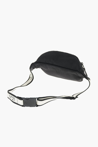 marsupio in nylon con stampa logo