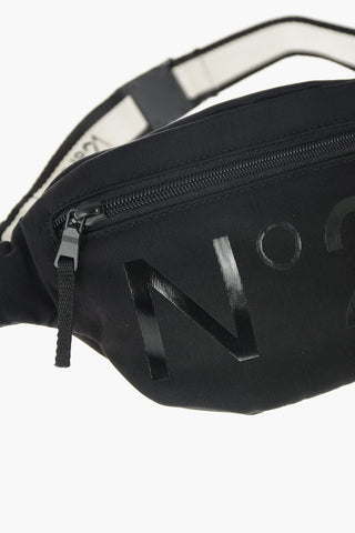 marsupio in nylon con stampa logo