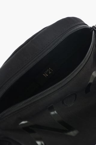 marsupio in nylon con stampa logo