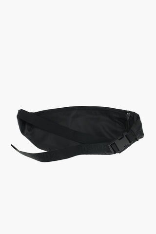 multi pocket bum bag with print