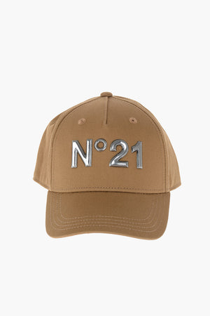 cotton cap with embossed logo