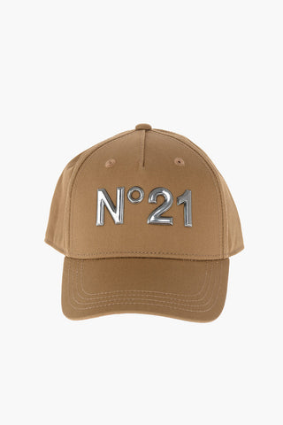 cotton cap with embossed logo