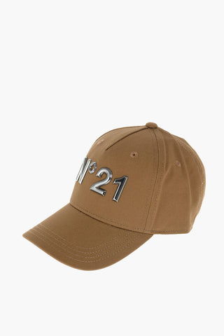 cotton cap with embossed logo