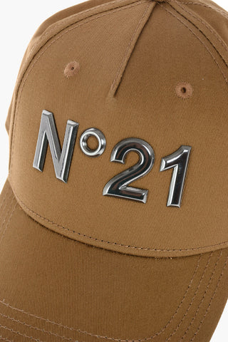 cotton cap with embossed logo