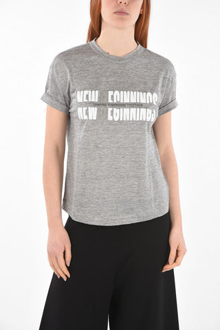 T-shirt NEW BEGINNING in Lino e Seta
