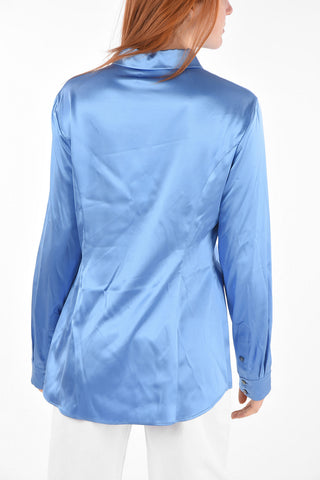 Camicia Skinny Fit in Seta