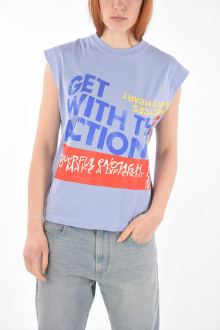 CORITA KENT Printed Cotton Tank Top