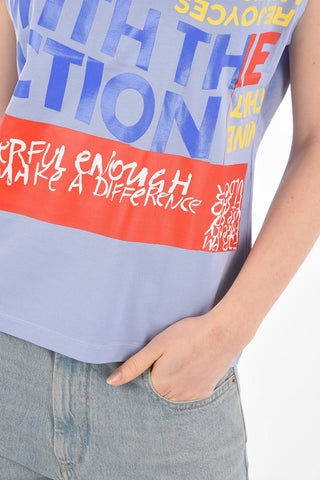 CORITA KENT Printed Cotton Tank Top