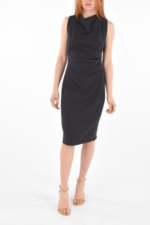 Front Draped MULINO Midi Dress