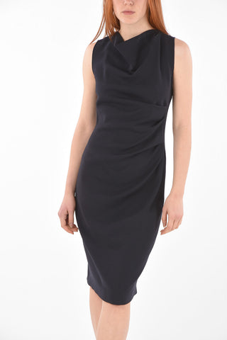 Front Draped MULINO Midi Dress
