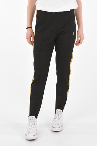 Contrasting Band Jersey Stirrup Pants