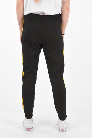 Contrasting Band Jersey Stirrup Pants