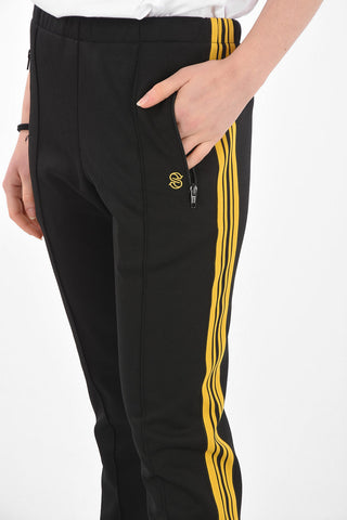 Contrasting Band Jersey Stirrup Pants
