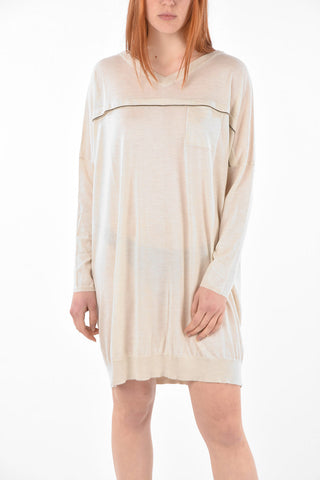Cashmere Knit Dress with Jewel Detail